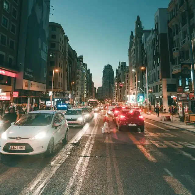 Verkehrssituation in Berlin Schöneberg